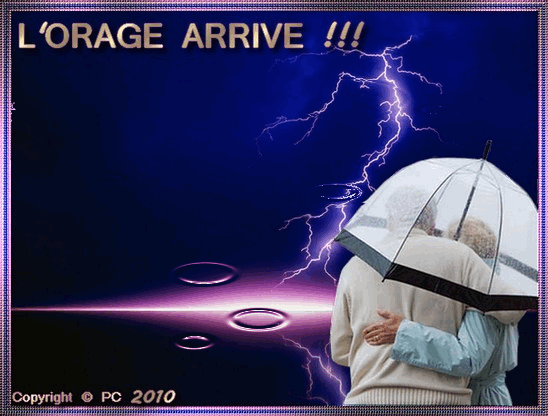 L'ORAGE ARRIVE